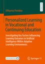 Efthymia Petridou: Personalized Learning in Vocational and Continuing Education, Buch
