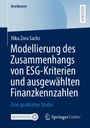 Titel: Modellierung des Zusammenhangs von ESG-Kriterien und ausgewählten Finanzkennzahlen. Autor: Nika Zora Sachs.