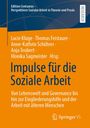 Titel: "Impulse für die Soziale Arbeit". Autoren: Lucie Kluge, Thomas Feistauer u.a. Logo: Springer VS. Hintergrund: Blau und orange.