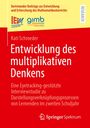 Kati Schroeder: Entwicklung des multiplikativen Denkens, Buch