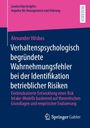 Text: "Leadership Insights: Impulse für Management und Führung", Titel über Verhaltenspsychologie und Risiken, Springer-Logo.