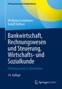 Buchcover mit Text: "Prüfungstraining für Bankkaufleute", Autoren, Titel und Ausgabe. Blau-gelbes Design, Springer Gabler Logo.