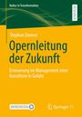 "Stephan Danner, Opernleitung der Zukunft, Erneuerung im Management einer Kunstform in Gefahr" auf gelbem Hintergrund.