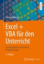 "Excel + VBA für den Unterricht", Lösung technischer Fragestellungen, 3. Auflage, bunter geometrischer Hintergrund.