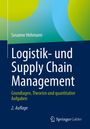 „Logistik- und Supply Chain Management“ Buchcover. Blau-grüner Hintergrund, Springer Gabler Logo unten.