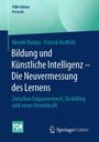 Titel: "Bildung und Künstliche Intelligenz – Die Neuvermessung des Lernens". Blaue Schrift auf grünem Hintergrund.