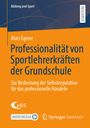 Texte: "Bildung und Sport", "RESEARCH", "Mats Egerer", orange Hintergrund, Logos von eBiS, MOREMEDIA, Springer Spektrum.