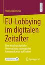 "EU-Lobbying im digitalen Zeitalter" von Steliyana Doseva; gelbes Cover mit violettem Text, Logos unten.