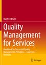 Manfred Bruhn: Quality Management for Services, Buch