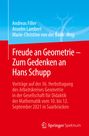 : Freude an Geometrie ¿ Zum Gedenken an Hans Schupp, Buch