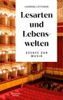 Laurenz Lütteken: Lesarten und Lebenswelten, Buch
