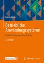 Buchtitel: Betriebliche Anwendungssysteme. Thema: Modelle, Integration und Betrieb. Gestaltung: Bunte Dreiecke.
