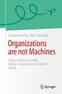 Text: "Organizations are not Machines." Grün-weißer Hintergrund, geschwungener Pfeil, Logo von Springer.