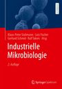 Titel: "Industrielle Mikrobiologie", 2. Auflage, Autoren: Klaus-Peter Stahmann, Lutz Fischer, Gerhard Schmid, Ralf Takors. Oben sind mikroskopische Strukturen.