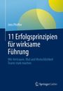 "11 Erfolgsprinzipien für wirksame Führung" von Jens Pfeiffer. Blaues Cover, Sonnenkreise oben rechts. Springer Gabler Logo unten.