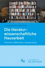 „Die literaturwissenschaftliche Hausarbeit – Theorien, Methoden, Anwendung“ von Christoph Kleinschmidt. Ein Laptop zeigt Bücherregale.