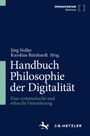 „Handbuch Philosophie der Digitalität“, Herausgeber Jörg Noller, Karoline Reinhardt. Dunkelblauer Hintergrund.