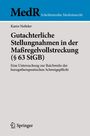 "MedR Schriftenreihe Medizinrecht. Gutachterliche Stellungnahmen, § 63 StGB. Springer-Logo unten."