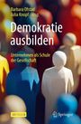 "Demokratie ausbilden. Unternehmen als Schule der Gesellschaft" vor bunten, abstrakten Figuren. Springer-Logo.