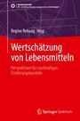Regine Rehaag Hrsg. "Wertschätzung von Lebensmitteln" auf rotem Hintergrund. Oben Springer Nature Logo.