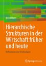 Text: "Bernd Ebert. Hierarchische Strukturen in der Wirtschaft früher und heute. Reflexionen und Erfahrungen." Farbiges Muster oben.