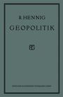 Richard Hennig: Geopolitik, Buch