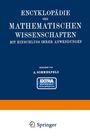 Sommerfeld Arnold: Encyklopädie der mathematischen Wissenschaften mit Einschluss ihrer Anwendungen, Buch