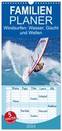 Calvendo Calvendo: Familienplaner 2024 - Windsurfen: Wasser, Gischt und Wellen - Edition Funsport mit 5 Spalten (Wandkalender, 21 x 45 cm) CALVENDO, KAL