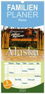 Frank Baumert: Familienplaner 2024 - James Dalton Highway Alaska mit 5 Spalten (Wandkalender, 21 x 45 cm) CALVENDO, KAL