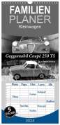 Ingo Laue: Familienplaner 2024 - Goggomobil Coupè 250 TS in schwarzweiss mit 5 Spalten (Wandkalender, 21 x 45 cm) CALVENDO, KAL