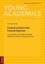 Titel: "Funeral Conduct and Funeral Expenses". Studie zu Roman, German und Japanese Law. Gelbes Cover, roter Rand links.