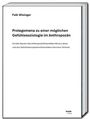 Falk Wisinger: Prolegomena zu einer möglichen Gefühlssoziologie im Anthropozän, Buch
