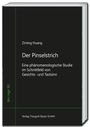 Text: Ziming Huang, Der Pinselstrich, Eine phänomenologische Studie im Schnittfeld von Gesichts- und Tastsinn, Verlag Traugott Bautz GmbH. Schwarzes Buchcover mit weißer Schrift.