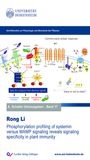Rong Li: Phosphorylation profiling of systemin versus MAMP signaling reveals signaling specificity in plant immunity, Buch