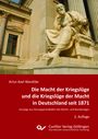 Titel: "Die Macht der Kriegslüge und die Kriegslüge der Macht in Deutschland seit 1871". Statue eines Denkers.