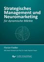 "Strategisches Management und Neuromarketing für dynamische Märkte. Florian Fiedler." Symbol eines Gehirns mit Kompass.