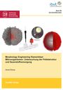 Logo der Technischen Universität Braunschweig, daneben "ibvt". Titel über Morphology Engineering. Illustration wissenschaftlicher Instrumente und Mikroorganismen.
