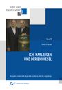 Titel: "ICH, KARL EIGEN UND DER BIODIESEL". Band 39, Dieter Al Bockey. Gemälde zweier Männer mit Biodiesel-Tonne.
