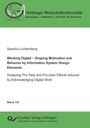 Sascha Lichtenberg: Working Digital - Shaping Motivation and Behavior by Information System Design Elements. Working Digital - Shaping Motivation and Behavior by Information System Design Elements, Buch