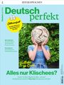 „Alles nur Klischees?“ Ein Mädchen im Dirndl hält ein großes Brot mit Gesichtsmuster vor ihrem Kopf.