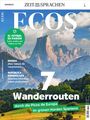 Titel "ECOS", Haupttext: "7 Wanderrouten durch die Picos de Europa im grünen Norden Spaniens". Berglandschaft im Hintergrund.