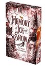 "Memory of Ice and Snow: Yvonne Wundersee, Lycrow Verlag." Verschnörkelte Illustrationen, Federn, Burgen, Eismuster.