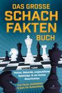 Texts: "DAS GROSSE SCHACH FAKTEN BUCH", "VIKTOR TURM", "Patzer, Rekorde...", "Fun Facts, Anekdoten..."

Illustration: Schachfiguren auf Schachbrett.