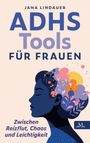 Jana Lindauer, ADHS Tools für Frauen. Zwischen Reizflut, Chaos und Leichtigkeit. Illustration: Silhouette mit Blumen im Haar.