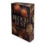 Das Cover zeigt "Blood Lust" mit dem Untertitel "The Deadly World of Lakeland". Es hat ein florales, düsteres Design.