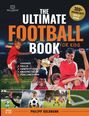 "The Ultimate Football Book for Kids" mit Trophäe, jubelnden Kindern und Fußball-Szenen. Enthält 300+ erstaunliche Fakten.