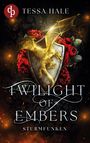 Tessa Hale: Twilight of Embers | Sturmfunken | Spicy Urban Romantasy / Reverse Harem / Drachenwandler / Academy Romance, Buch
