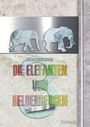 „Albert Schlierbach - Die Elefanten von Heldenbergen, Ein Vorlesebuch“. Zwei Elefanten auf metallischem Hintergrund.