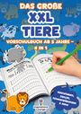 Inspirations Lounge: Das große XXL Tiere Vorschulbuch ab 5 Jahre - 4 in 1, Buch