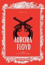 Text: "Vol. 3", "Aurora Floyd", "Marry Elizabeth Braddon". Illustration: Zwei gekreuzte Revolver auf rotem Hintergrund.